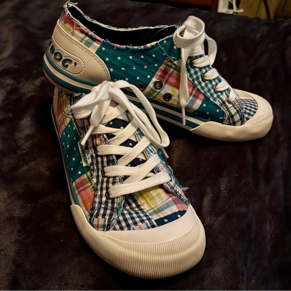 Rocket Dog Multicolor Plaid High-Tops